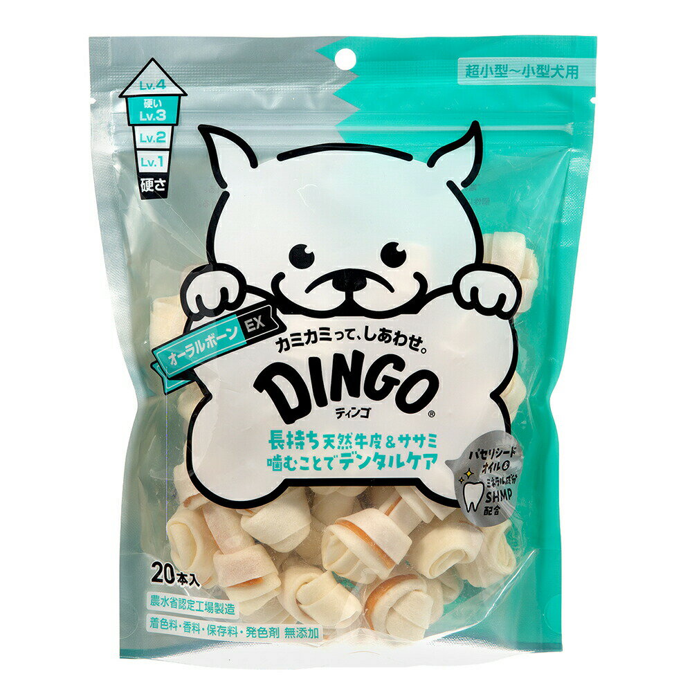 ディンゴ　オーラルボーンEX　ミニ　20本入　デンタルガム　デンタルおやつ　犬　関東当日便...