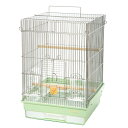 鳥かご HOEI 35手のりステンレス ミントグリーン (37×41.5×54.5cm) セキセイ 小型インコ 中型インコ 関東当日便