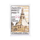 標本針 Austerlitz Insect Pins 00号 100本入り 長さ38mm 関東当日便