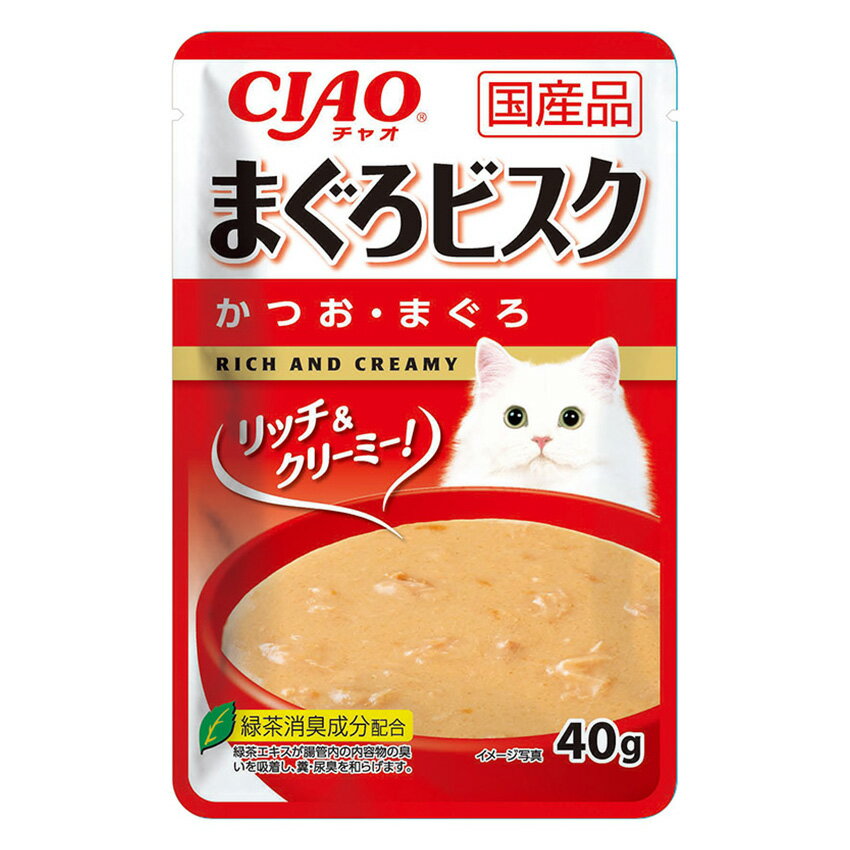 CIAO　まぐろビスク　かつお・まぐろ　40g　関東当日便