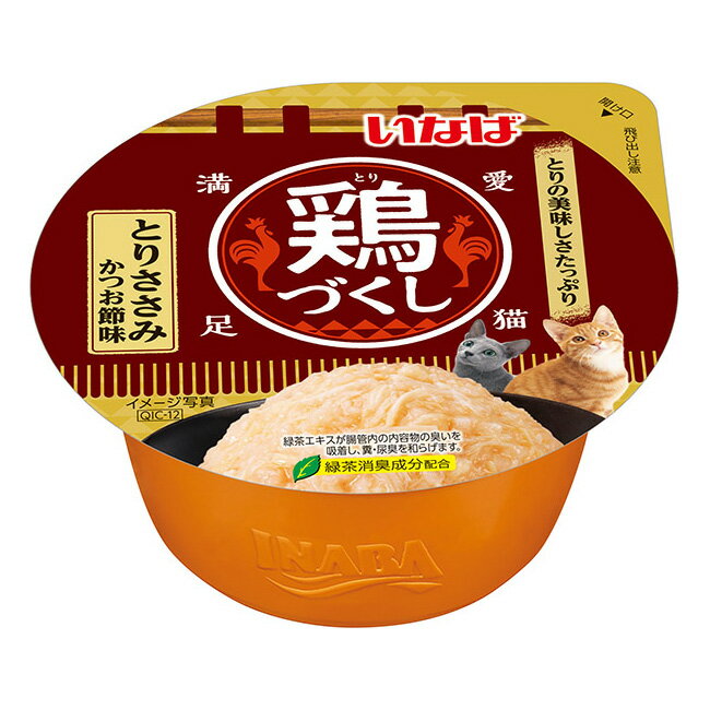 樂天商城 - いなば　鶏づくしカップ　とりささみ　かつお節味　70g　関東当日便