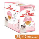 12袋(10袋+2袋おまけ) ロイヤルカナン 子猫 ウェット キトン ゼリー 成長後期の子猫用 85g お一人様1点限り 関東当日便