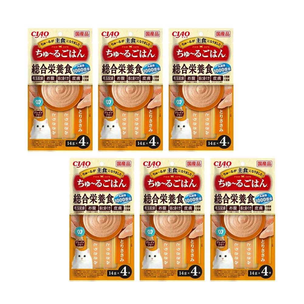 Ciao - CIAO　ちゅ〜るごはん　とりささみ　14g×4本×6