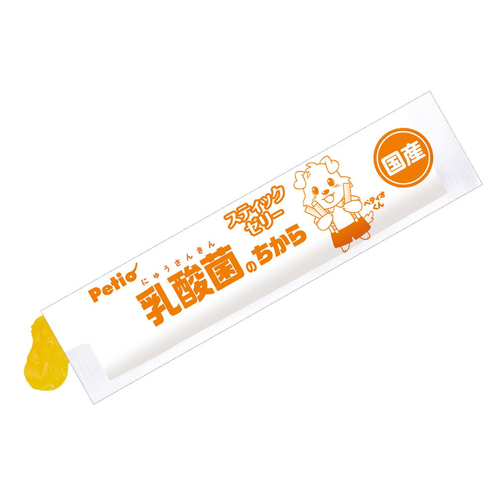 ペティオ　乳酸菌のちから　スティックゼリー　フルーツミックス味　8本入　関東当...