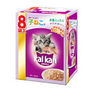 カルカン パウチ 12ヵ月までの子ねこ用 お魚ミックス まぐろ・かつお・たい入り 70g 8袋パック キャットフード 子猫 キトン 関東当日便