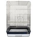 鳥かご HOEI 465オウムステンレス ブラック (46.5×46.5×66cm) 中型インコ オウム 180サイズ 関東当日便