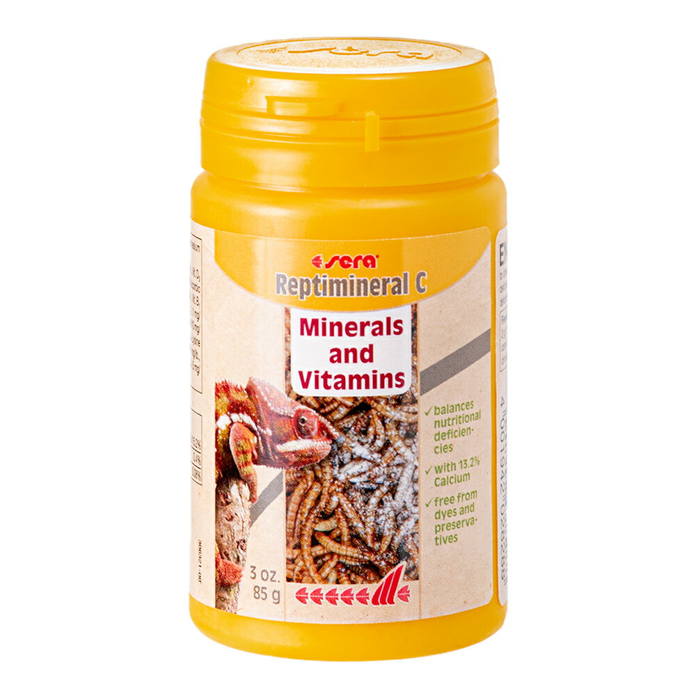 セラ レプティミネラルC 100ml（85g） 肉食性爬虫類用 ビタミン＆ミネラル添加剤