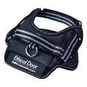 犬用胴輪 EthicalDoor イージーウェアハーネス S ブラック 関東当日便