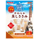 ペティオ 素材そのまま ねこちゃんのやわらか蒸しささみ プチ かつお節味 1切れ×6パック 関東当日便