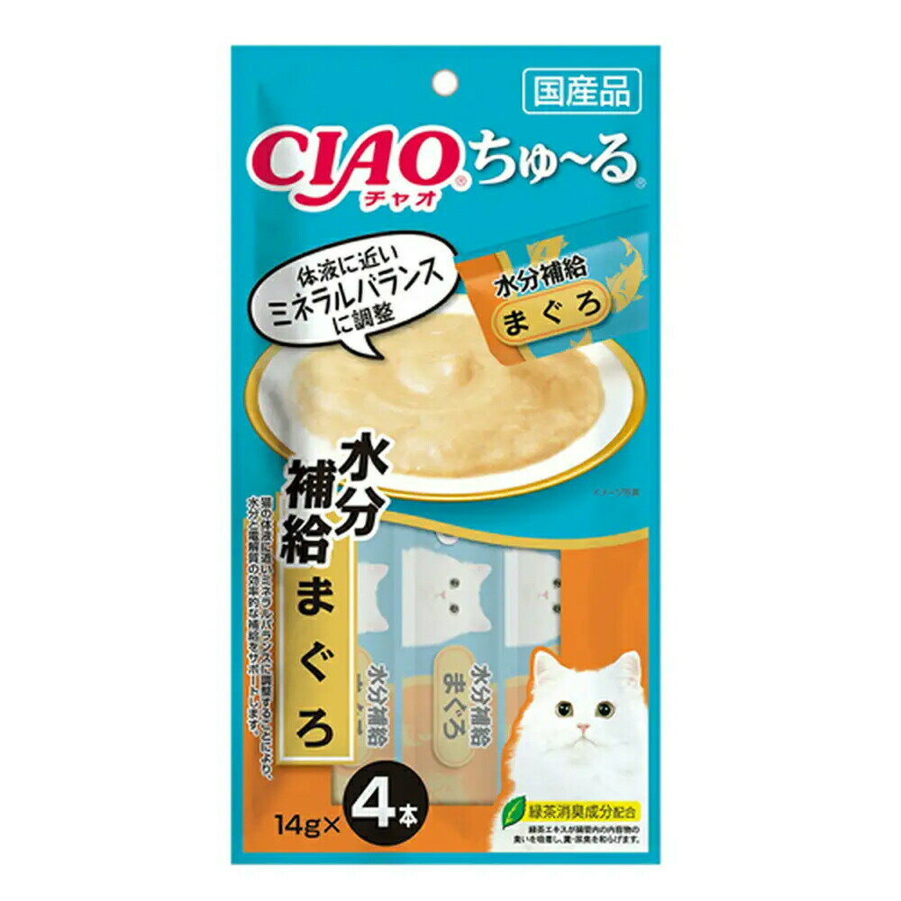 樂天商城 - いなば　CIAO　ちゅ〜る　水分補給　まぐろ　14g×4本×48　ちゅーる　チュール　猫　関東当日便