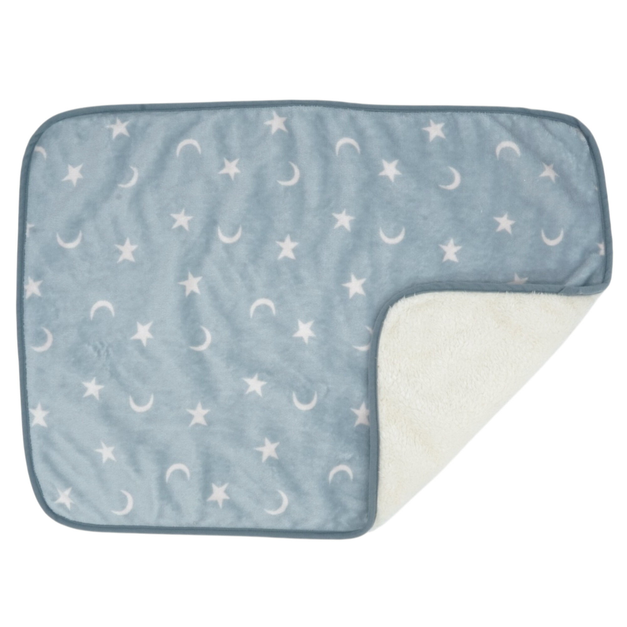 アウトレット品　犬猫　ブランケット　おやすみトワル　ブランケット　M　ブルー　訳あり　関東当日便