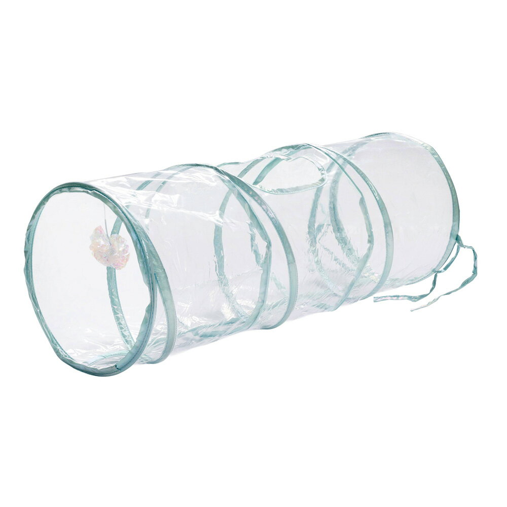 猫用 おもちゃ 猫壱 キャットトンネル クリア 関東当日便