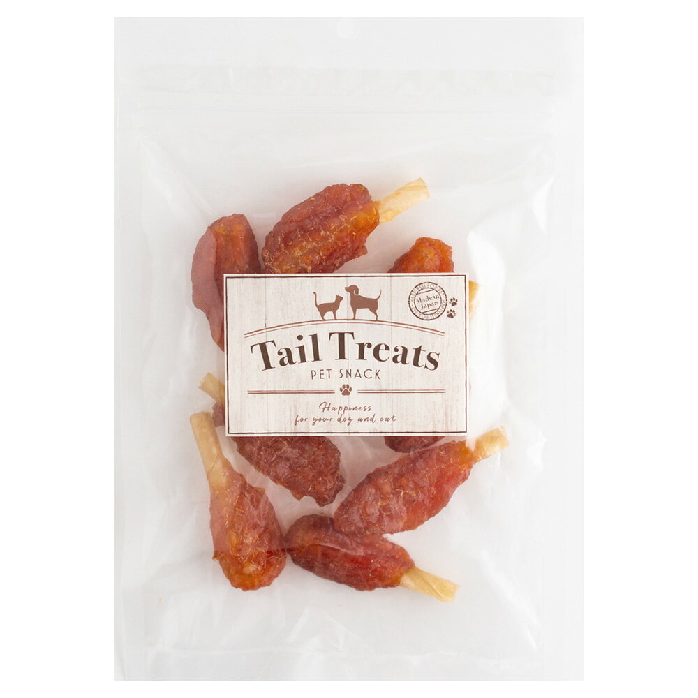 Chewing Gums - Tail　Treats　国産 鶏ささみ＆ガム　100g　テールトリーツ　関東当日便