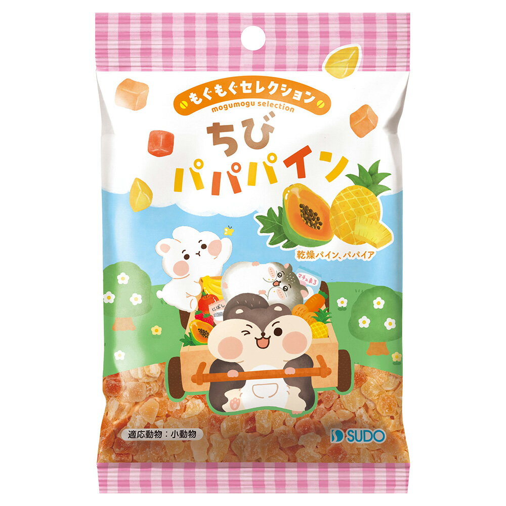スドー もぐもぐセレクション ちびパパパイン 24g うさぎ ハムスター おやつ 関東当日便