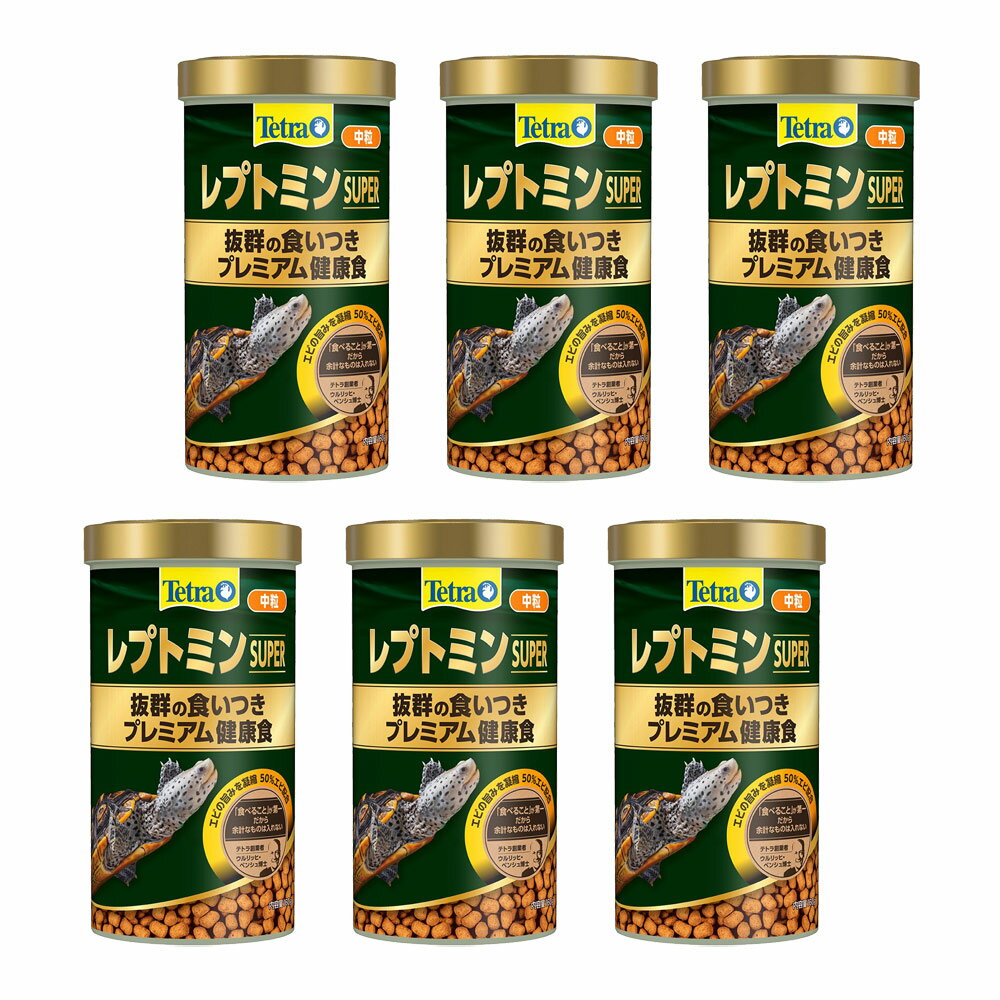 テトラ レプトミンスーパー 中粒 160g×6 関東当日便