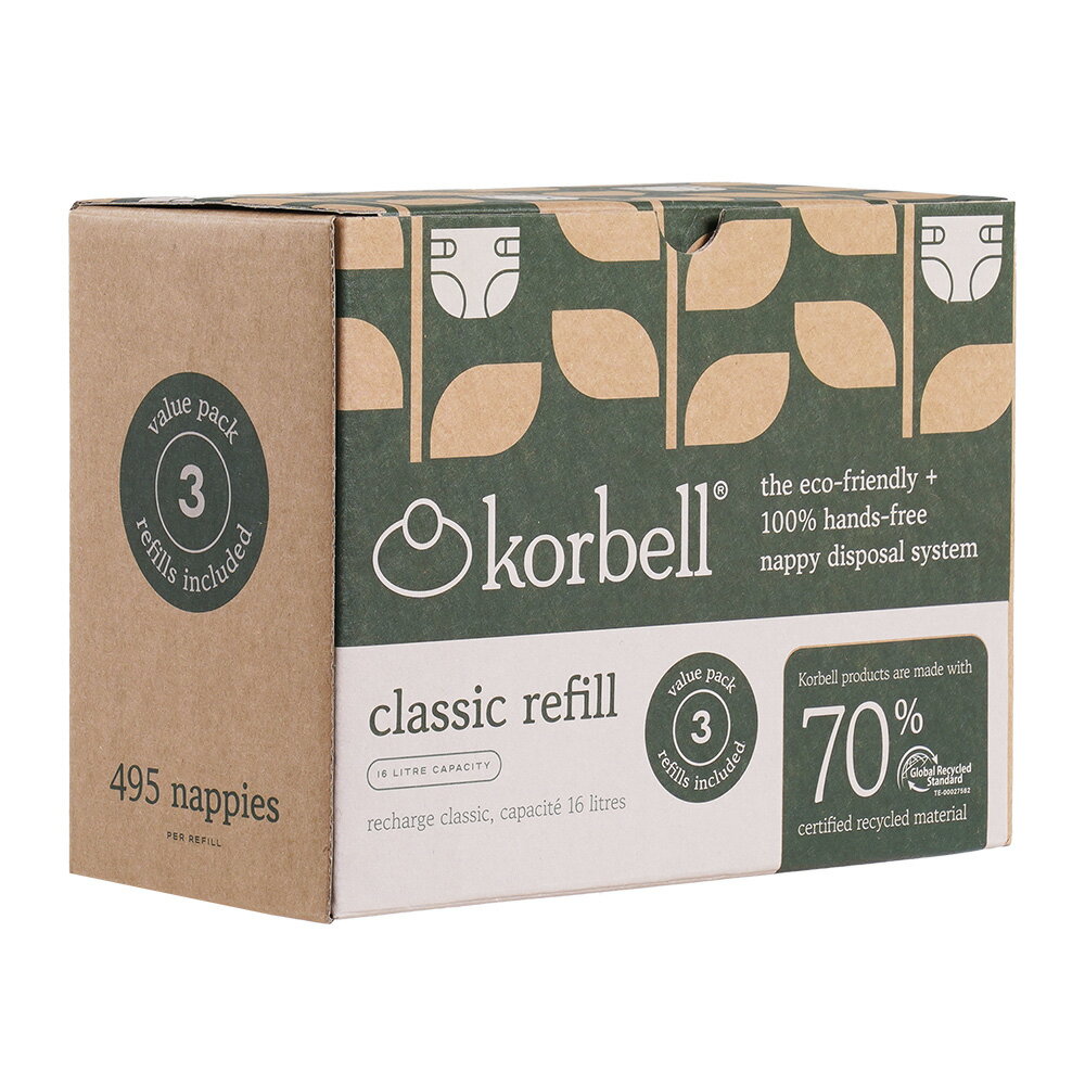 ペットセレクト　Korbell　おむつポット　ECO取替ロール　3P　関東当日便