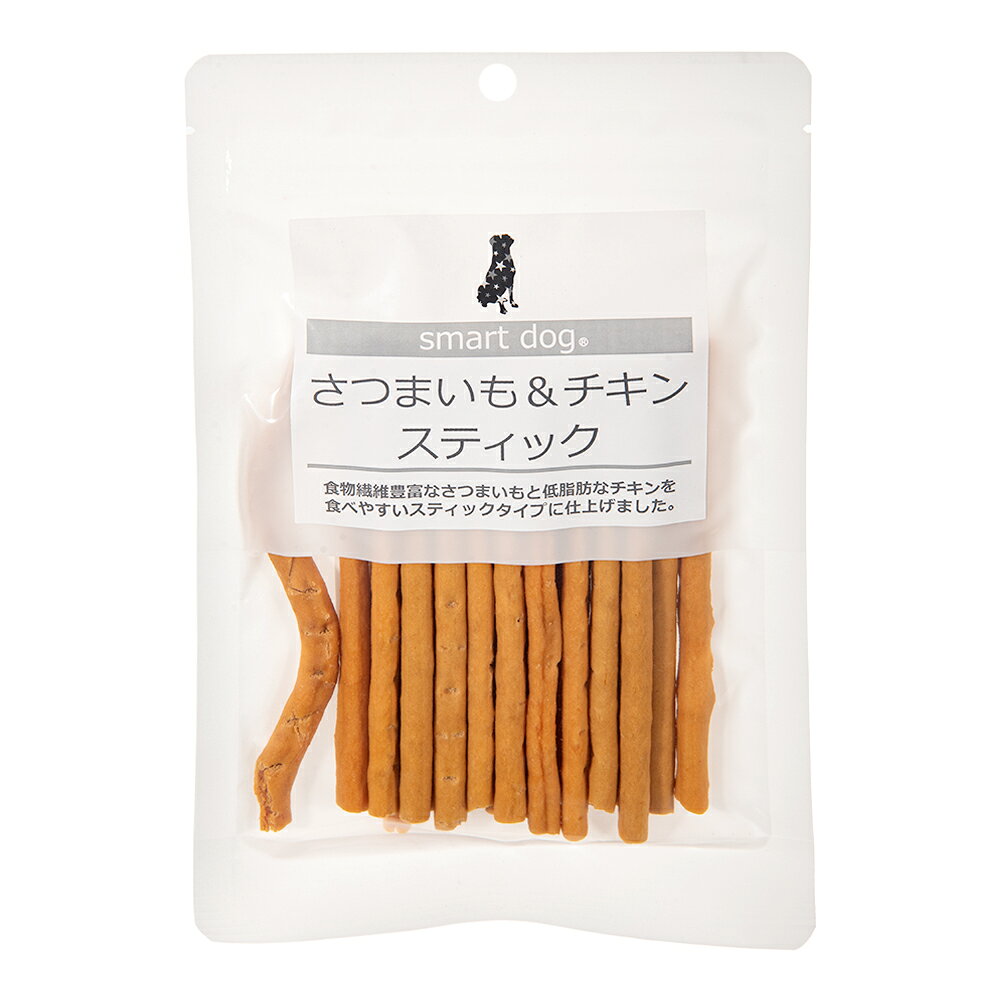スマートドッグ　さつまいも＆チキンスティック　100g　犬　おやつ　関東当日便