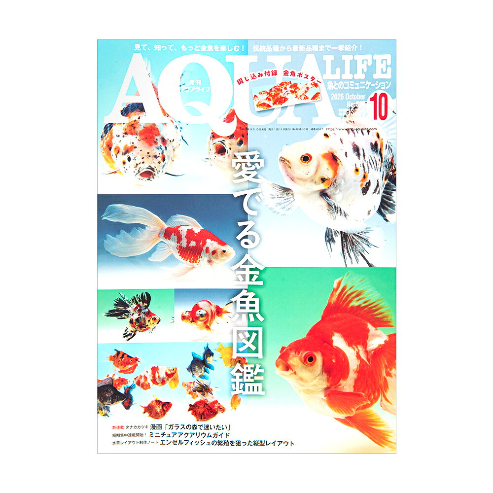 アクアライフ　10月号（2026）　関東当日便