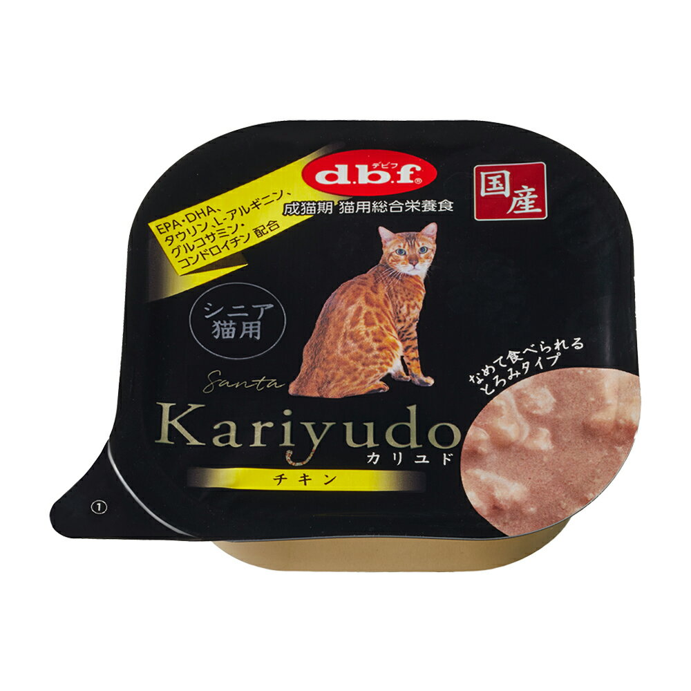 樂天商城 - デビフ　Kariyudo　カリユド　シニア猫用　チキン　95g　猫　キャットフード　ウェット　関東当日便