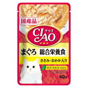 いなば　CIAOパウチ　総合栄養食　まぐろ　ささみ・おかか入り　40g　関東当日便