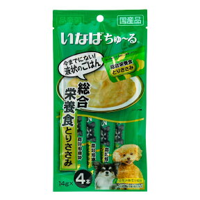 いなば　ちゅ～る　総合栄養食　とりささみ　14g×4本　犬用　6袋入り　ちゅーる　チュール【HLS_DU】　関東当日便