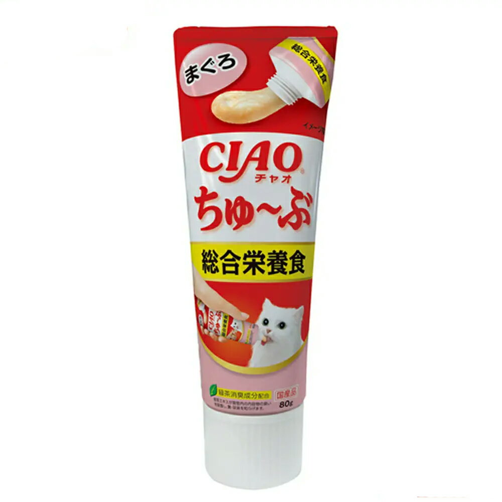 いなば　CIAO　チャオ　ちゅ〜ぶ　総合栄養食　まぐろ　80g　関東当日便のサムネイル