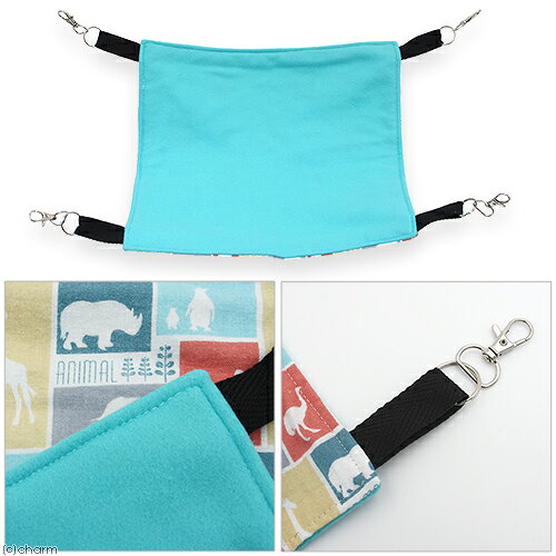 charm 楽天市場店のアニマルシルエット柄ハンモック　M　30×30　ハンドメイド　関東当日便｜アングル2