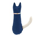 けって遊べる猫のぬいぐるみ 帆布&デニム ハンドメイド お揃い 関東当日便