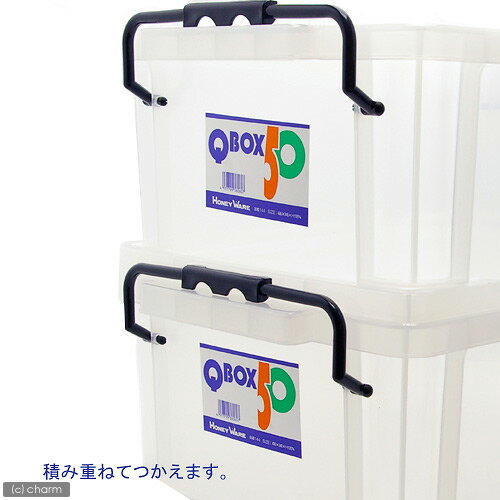 QBOX��50����495��345��195mm�ˡ�1�ġ����塞�������֥ȥॷ�����饱����������ƥʡ��ܥå��������񡡥֥꡼�ɡ�����������