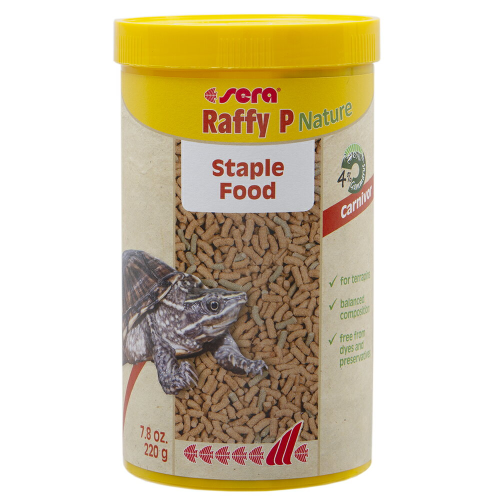 セラ ラフィP Nature 1000ml(220g) 水棲亀・トカゲ専用フード 餌 関東当日便