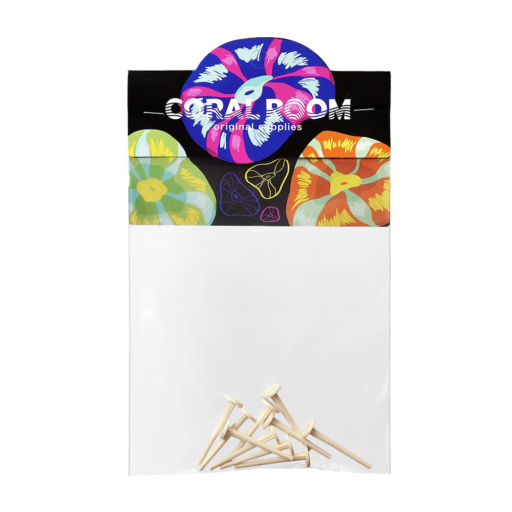 コーラルフラグプラグ　コーラルホワイト　Sサイズ（Φ10mm）　10本入り　関東当日便