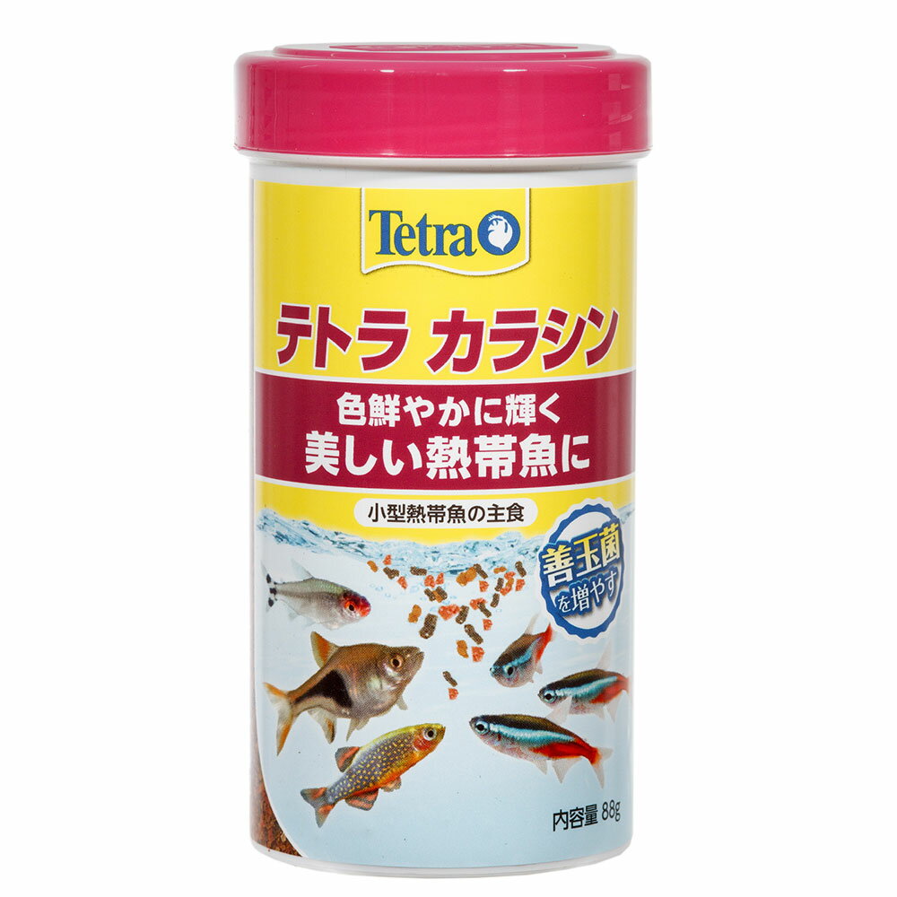 テトラ カラシン ベーシック 88g エサ フード 主食 善玉菌 水キレイ 汚れ軽減 プレバイオティクス【HLS_DU】 関東当日便