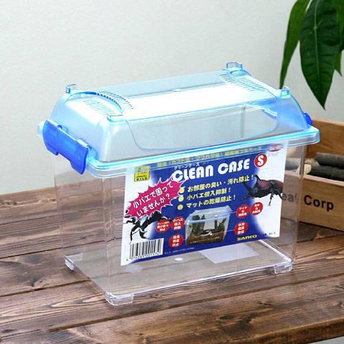 三晃商会 SANKO CLEAN CASE クリーンケース（S）（235×155×185mm） プラケース 虫かご 飼育容器の画像1枚目