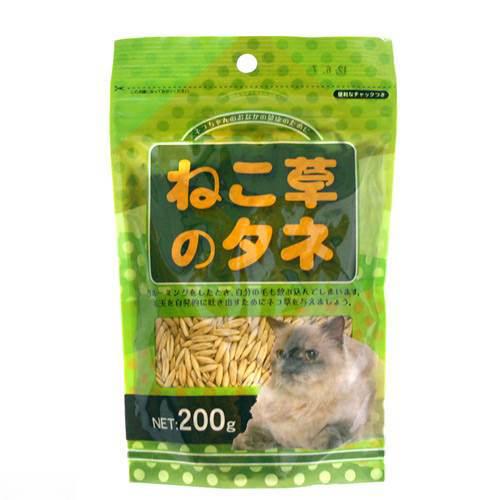 アラタ　ねこ草の種　スタンドパック　200g　猫　草　毛玉対策【HLS_DU】　関東当日便