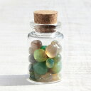 小瓶入りさざれ石 グリーンアゲート(瑪瑙) 鉱物 鉱石 飾り石 関東当日便