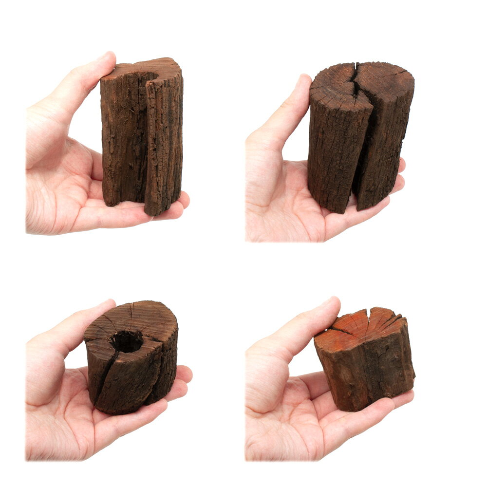 charm 楽天市場店の煮込み済み　切り株ドリフトウッド　Sサイズ　約5〜7cm　Normalタイプ　高さ約5〜10cm　5本　形状お任せ　アクアリウム　流木　関東当日便｜アングル3