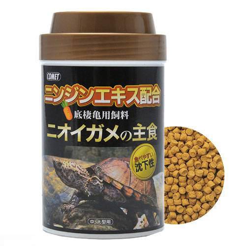 コメット ニオイガメの主食 中大型用 140g 爬虫類 カメ 餌 エサ 水棲ガメ用