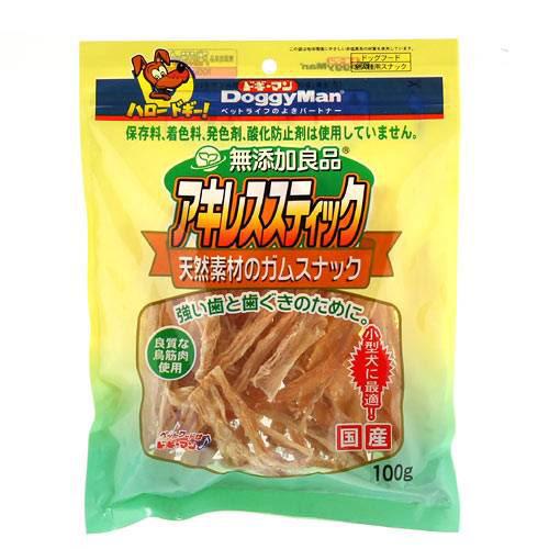 ドギーマン　無添加良品　アキレススティック　100g　犬　おやつ　無添加　関東当日便