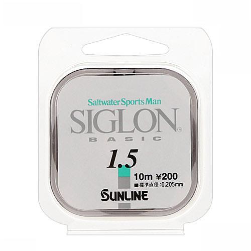 サンライン SIGLONベーシック 10m単品 1.5号 水槽用オブジェ アクアリウム用品