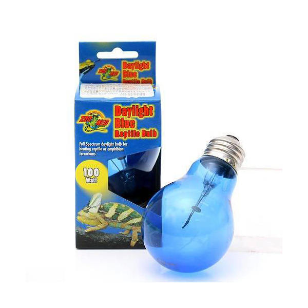 交換球 ZOOMED デイライト ブルー球 100W E26 散光タイプ 爬虫類 保温球 テラリウム ビバリウム