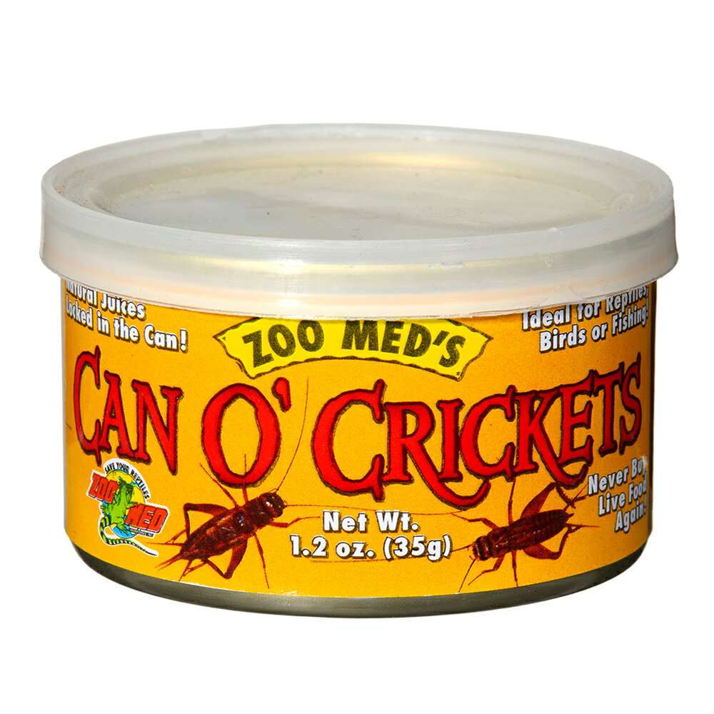 ZOOMED カンオー クリケット CAN O CRICKETS 35g 爬虫類 餌 エサ 缶詰