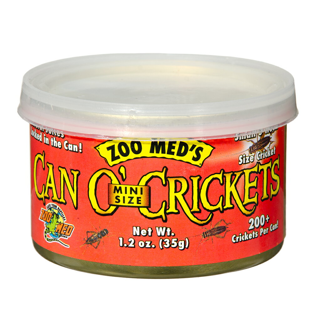 ZOOMED カンオー ミニクリケット CAN O MINI CRICKETS 35g 爬虫類 餌 エサ 缶詰