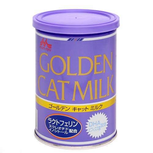 メーカー：森乳品番：青DHA・ビフィズス菌配合！ワンラック　ゴールデンキャットミルク　130g特長●吟味された食品原材料のみで作られた幼猫（哺乳期・養育期の子猫）用の特殊調製粉乳（総合栄養食）です。成猫にもご利用いただけます。　●成分を猫の母乳に近づけてありますので、生まれたばかりの幼猫をゴールデンキャットミルクだけで哺育することができます。　●乳糖を調整しており、おなかにやさしいミルクです。　●特殊な加工技術により、溶解性に優れています。　●生体防御に重要なたん白質ラクトフェリンと、DNAの構成単位で種々の機能性を有するヌクレオチド（核酸）を配合しました。●ドコサヘキサエン酸（DHA）を強化しました。　●母乳に多く含まれ、発育をサポートするイノシトールを配合しました。●動物用ビフィフィズス生菌を配合しました。また、ミルクオリゴ糖がビフィズス菌の増殖を促進します。●タウリンを強化しました。　機能総合栄養食ライフステージ幼猫用内容量130g原産国日本原材料乳たん白質、動物性脂肪、脱脂粉乳、植物性油脂、卵黄粉末、ミルクオリゴ糖、乾燥酵母、pH調整剤、乳化剤、タウリン、ラクトフェリン、イノシトール、L−アルギニン、L−シスチン、DHA、ビタミン類（A、D、E、K、B1、B2、パントテン酸、ナイアシン、B6、葉酸、β−カロテン、ビオチン、B12、C、コリン）、ミネラル類（Ca、P、K、Na、Cl、Mg、Fe、Cu、Mn、Zn、I、Se）、ヌクレオチド、動物用ビフィフィズス生菌、香料（ミルククリーム）成分粗たん白質：38．0％以上　粗脂肪：25．0％以上　粗繊維：0．3％以下　粗灰分：7．0％以下　水分：7．0％以下代謝エネルギー504kcal／100g給与方法●本品は、毎回与える度に一回分を調製し、作りおきはしないで下さい。●哺乳用のミルクの濃度は、温湯10mlに対して粉ミルク2gの割合が標準です。（添付スプーンすり切り1杯にはミルク約2g、温湯約6．5mlが入ります）●必要な温湯（約50℃）の全量を清潔な哺乳器に入れます。次に一回に与える粉ミルクを哺乳器に入れ、乳首をつけてよく振りながら溶かします。与えるときのミルクの温度は35〜40℃が最適です。給与量一回に与える粉ミルクの量（g）生後の日齢標準体重（g）一回当りの標準量（g）一日の標準哺乳回数1日〜5日1301〜26〜8回6日〜10日18025〜6回11日〜15日23034〜5回16日〜20日28044〜5回21日〜25日33064〜5回26日〜30日39083〜4回31日〜35日45083〜4回●上の表は標準量ですが、幼猫の状態に合わせて欲しがるだけ十分に与えるのが基本です。離乳後の幼猫または成猫に与える場合は、適度な濃度に溶解して飲用させるか、そのまま他のフードに振りかけて与えて下さい。●ゴールデンキャットミルク10gはドライフード約12g相当の栄養量があります。保存上の注意※開缶後はポリキャップをして湿気の少ない涼しい場所に保管し、1カ月以内にご使用下さい。（冷蔵庫での保管は避けて下さい。）※本品をご使用の際には、添付の説明書をよくお読み下さい。ロイヤルカナン　猫　マザー＆ベビーキャット　成長前期の子猫用　400g　3182550707305　お一人様5点限り　ジップ無しミオ　子猫用　哺乳器(スペア乳首入)　猫用　哺乳瓶森乳　ワンラック　哺乳器　細口乳首（スペア付き）120ml　犬　猫用　哺乳瓶森乳　ワンラック　細口乳首　2個入り　猫用　哺乳瓶用パーツ森乳　ワンラック　キャットミルク　270g　哺乳期・養育期の子猫用　猫　ミルク森乳　ワンラック　ネコちゃんの離乳食　（粉末）　150g　キャットフード森乳　ワンラック　哺乳器　シリコン・ノーマル乳首（丸穴）　乳首（スペア付き）120ml　犬　猫用　哺乳瓶森乳　ワンラック　哺乳器　細口乳首（スペア付き）120ml　犬　猫用　哺乳瓶 … 猫フード　総合栄養食　ミルク　ワンラック　森乳　20110415　NT　cats_milk　P10honten1301猫　フード　kitten1304　4978007001138　s31Irb6_nkfd　s31b_7RO9KN　autoprice_off　w2m1804_pd_cmrnyu　opa2_choku　bnr2110catfod　bnr2203catfod　飼いはじめ　飼い始め　スタート　はじめて　初めて　2205qucat森乳　ワンラック　ゴールデンキャットミルク　130g×4個　哺乳期・養育期の子猫用　猫　ミルク　沖縄別途送料■この商品をお買い上げのお客様は、下記商品もお買い上げです。※この商品には付属しません。■ロイヤルカナン　猫　マザー＆ベビーキャット　成長前期の子猫用　400g　3182550707305　お一人様5点限り　ジップ無しミオ　子猫用　哺乳器(スペア乳首入)　猫用　哺乳瓶森乳　ワンラック　哺乳器　細口乳首（スペア付き）120ml　犬　猫用　哺乳瓶森乳　ワンラック　細口乳首　2個入り　猫用　哺乳瓶用パーツ森乳　ワンラック　キャットミルク　270g　哺乳期・養育期の子猫用　猫　ミルク森乳　ワンラック　ネコちゃんの離乳食　（粉末）　150g　キャットフード森乳　ワンラック　哺乳器　シリコン・ノーマル乳首（丸穴）　乳首（スペア付き）120ml　犬　猫用　哺乳瓶森乳　ワンラック　哺乳器　細口乳首（スペア付き）120ml　犬　猫用　哺乳瓶
