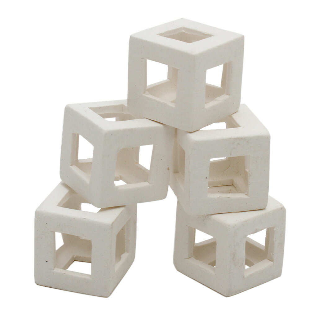 ジャングルジムシェルター ブロック ミニ ホワイト 5個 陶器製 関東当日便
