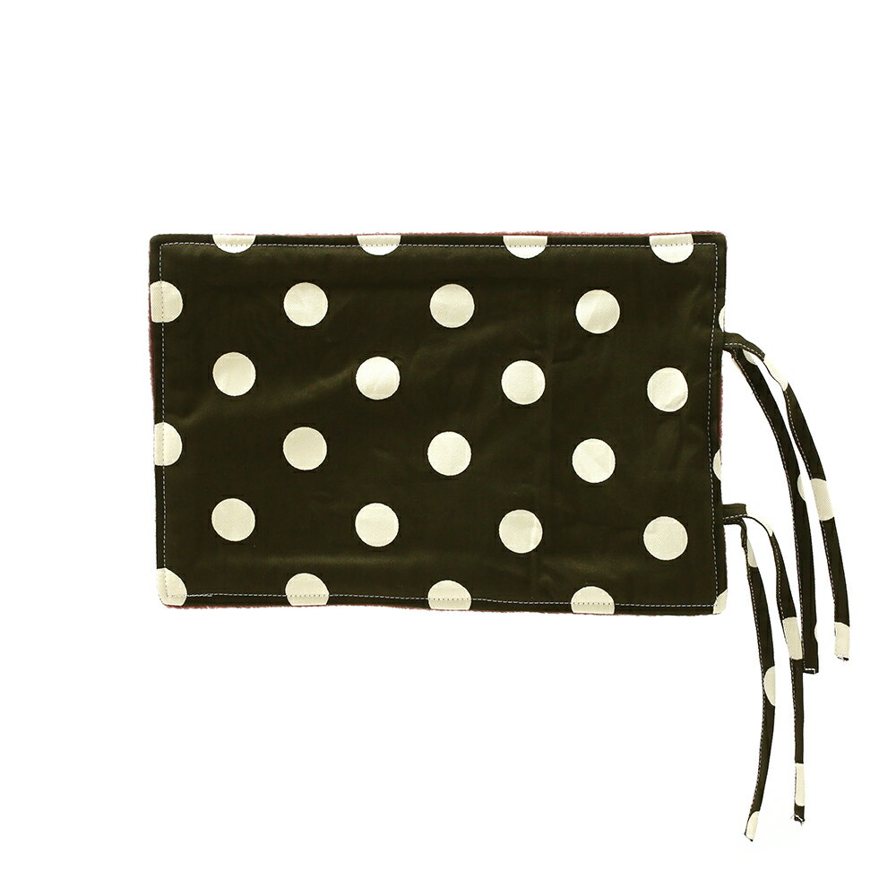 うさぎのホリホリマット カーキドット リバーシブル ハンドメイド 関東当日便