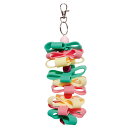 ゆらゆら カラフルフラワー 小 セキセイインコ 小型インコ 鳥用おもちゃ 関東当日便