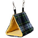 バードテント 中 チェック柄 グリーン 小型インコ 中型インコ 関東当日便