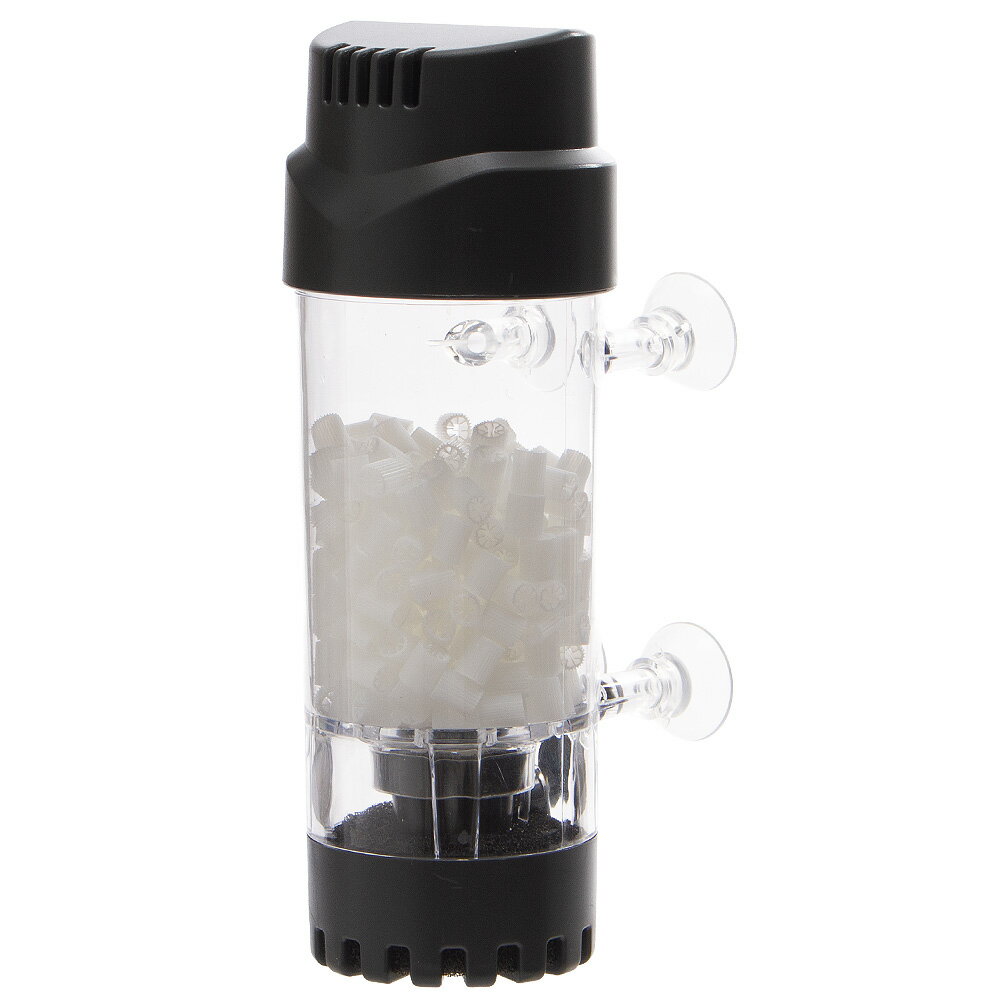 Leafオリジナルカラー　ろ材付き　流動フィルター　クリア　関東当日便