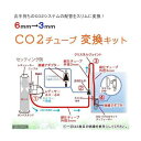 CO2チューブ変換キット（6mm−3mm）　関東当日便