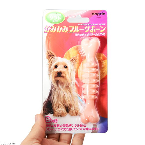 スーパーキャット　かみかみフルーツボーン　パピー＆シニア　ピーチ　S　関東当日便 chanet3980-10005203 charm 3980 楽天市場店 サンプル画像2